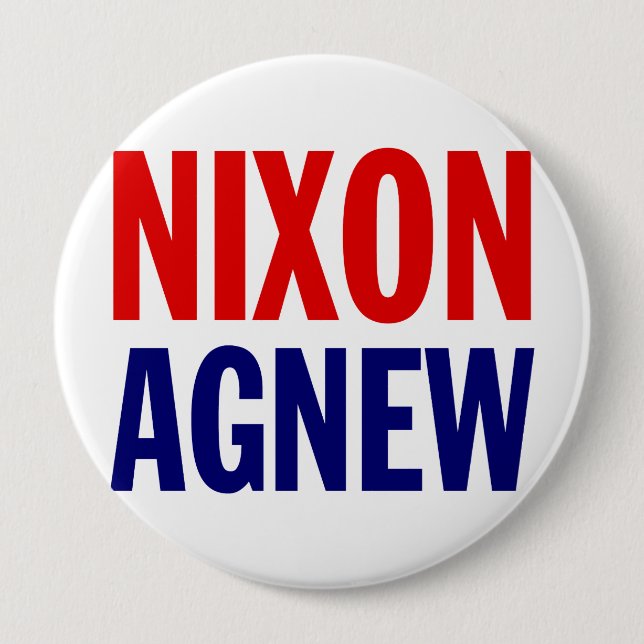 Badge Rond 10 Cm Nixon Agnew (Devant)