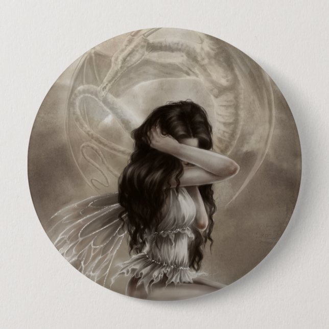 Badge Rond 10 Cm Nous sommes juste des fantômes (Devant)