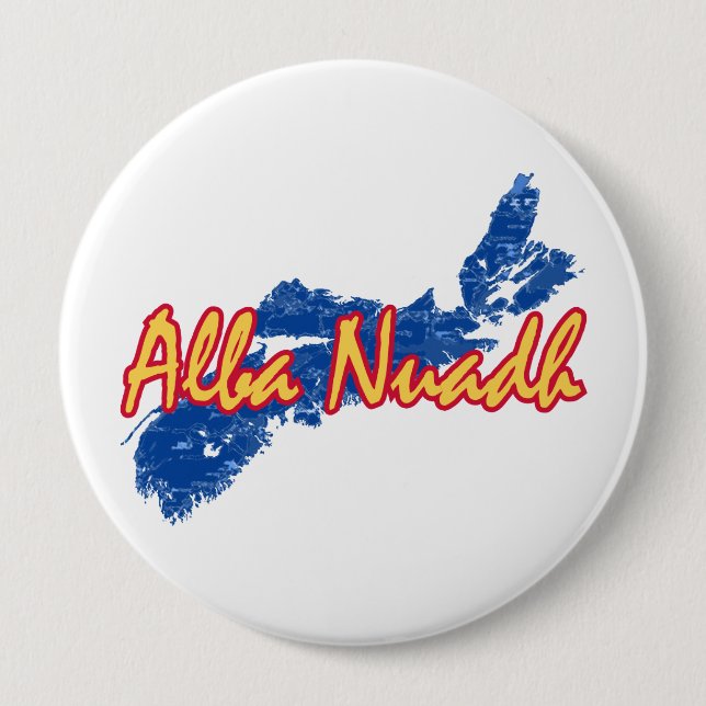 Badge Rond 10 Cm Nouvelle-Écosse (Devant)