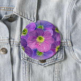 Badge Rond 10 Cm Nuances de pourpre