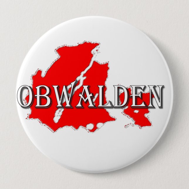 Badge Rond 10 Cm Obwalden (Devant)