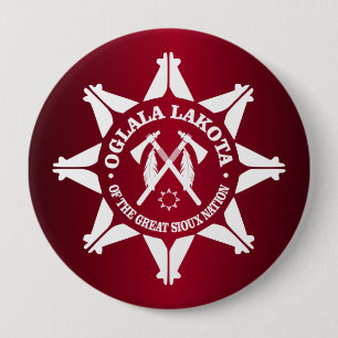 Badge Rond 10 Cm Oglala Lakota