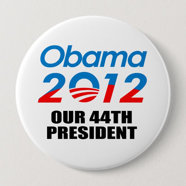 BADGE ROND 10 CM OUR 44TH PRESIDENT (Devant)