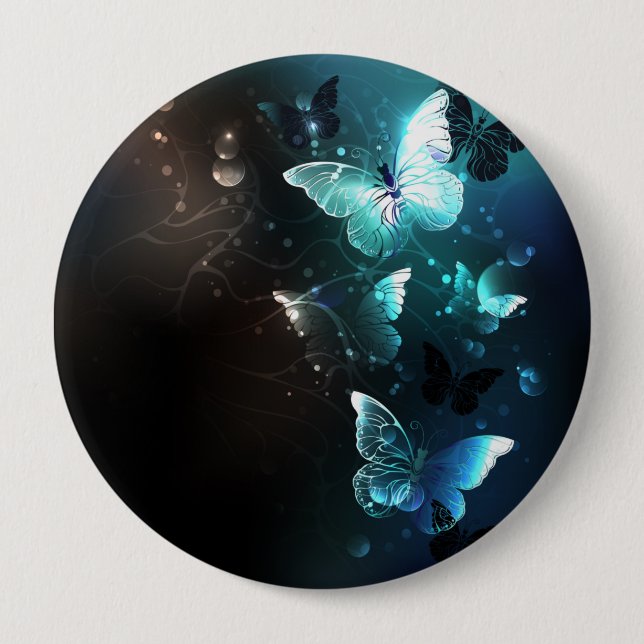 Badge Rond 10 Cm Papillons de nuit (Devant)