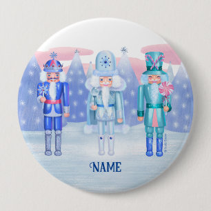 Badge Rond 10 Cm Pastel Nutcracker Kings