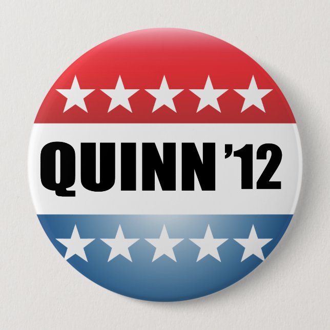 BADGE ROND 10 CM PAT QUINN (Devant)