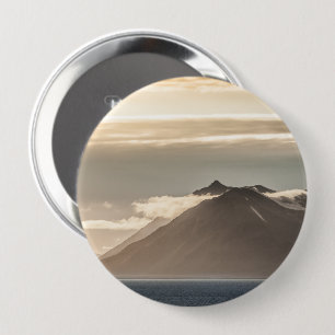 Badge Rond 10 Cm Paysage de Svalbard