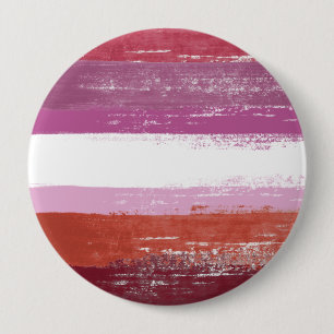 Badge Rond 10 Cm Peinture de fierté lesbienne