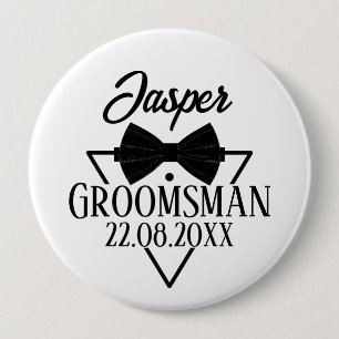 Badge Rond 10 Cm Personnalisé pour le garçon d'honneur