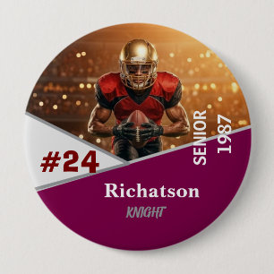 Badge Rond 10 Cm personnaliser modèle professionnel simple 4 pouces