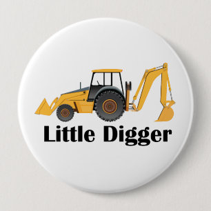 Badge Rond 10 Cm Petit bêcheur - énorme, 4 avancez-vous petit à