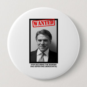 Badge Rond 10 Cm Photo de Rick Perry