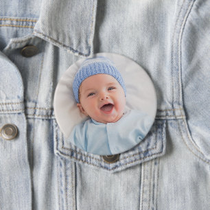 Badge Rond 10 Cm Photo personnelle Ajoutez votre propre photo