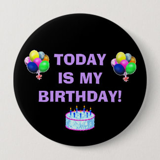 Badge Rond 10 Cm Pin d'anniversaire