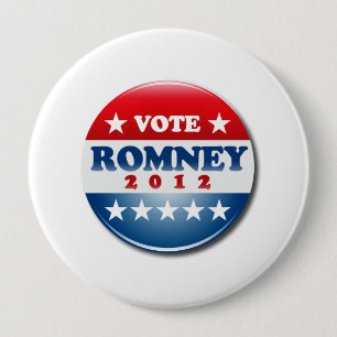 Badge Rond 10 Cm PIN ROUND.png de MITT ROMNEY de VOTE