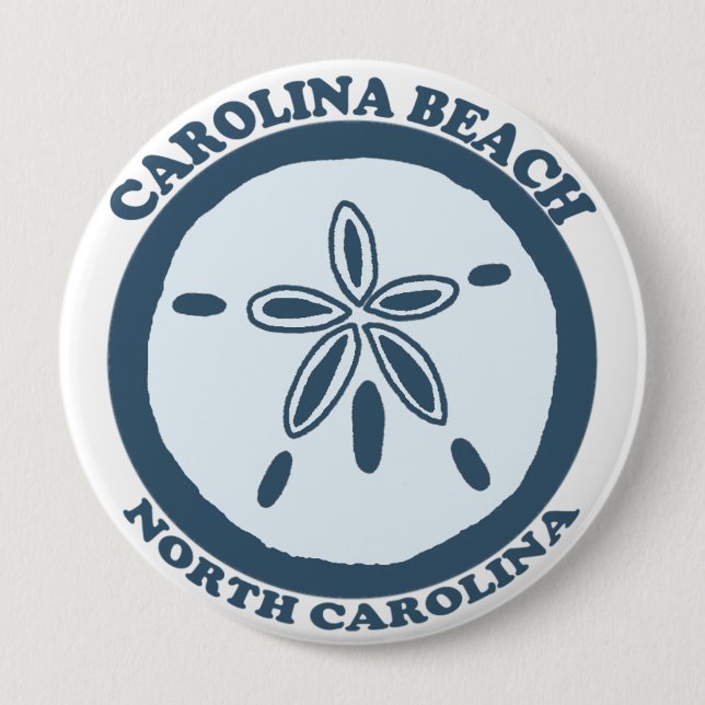 Badge Rond 10 Cm Plage de la Caroline (Devant)