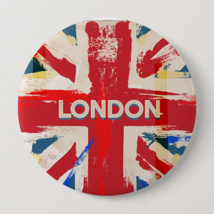 Badge Rond 10 Cm Poster de l'Union vintage de Londres