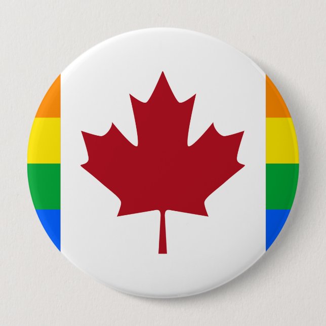 BADGE ROND 10 CM PRIÈRE CANADIENNE MAPLE (Devant)