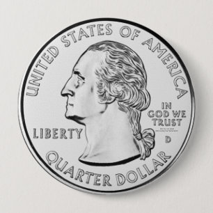 Badge Rond 10 Cm Quart