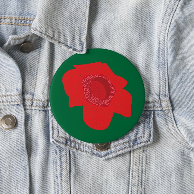 Badge Rond 10 Cm Rafflesia (En situation)