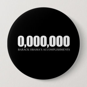 Badge Rond 10 Cm Réalisations d'Obama