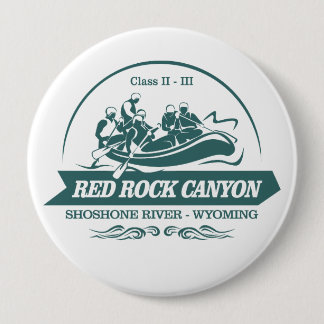 Badge Rond 10 Cm Red Rock Canyon (rafting 2)