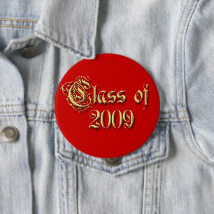 Badge Rond 10 Cm Réunion de classe promotion 2009