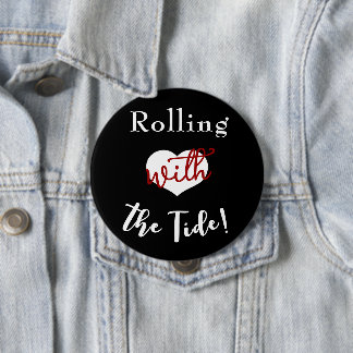 Badge Rond 10 Cm Rollin avec le bouton Tide Alabama GameDay