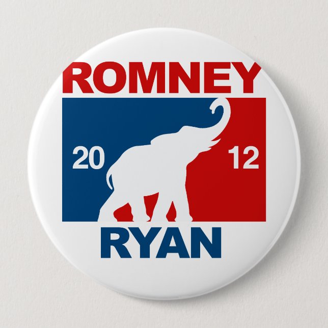 Badge Rond 10 Cm ROMNEY RYAN 2012 ICON.png PROFESSIONNELS (Devant)