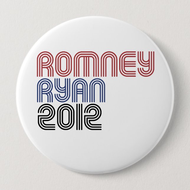 Badge Rond 10 Cm ROMNEY RYAN VP DISCO.png (Devant)