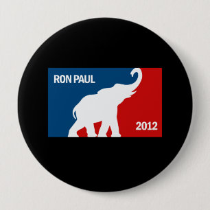 BADGE ROND 10 CM RON PAUL 2012 PRO