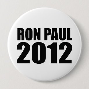 Badge Rond 10 Cm Ron Paul en 2012