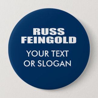 BADGE ROND 10 CM RUSS FEINGOLD POUR LE SÉNAT