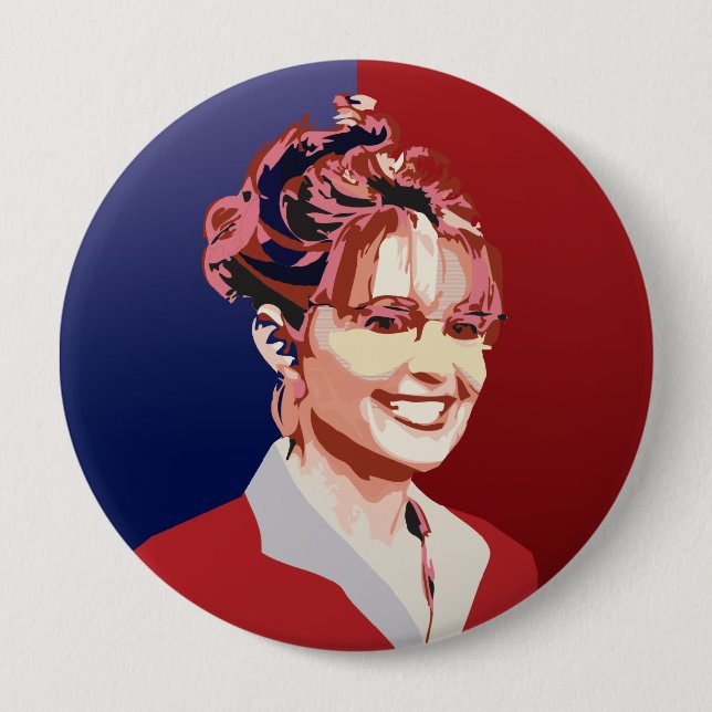 Badge Rond 10 Cm Sarah (Devant)