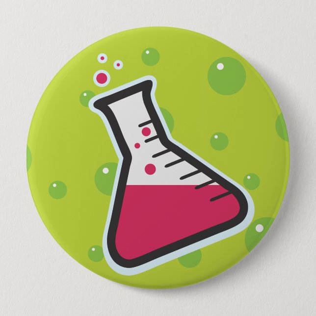 Badge Rond 10 Cm Science étrange (Devant)