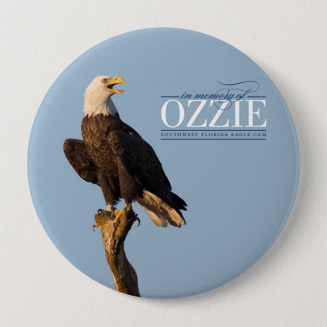 Badge Rond 10 Cm Se rappeler le bouton d'Ozzie (Devant)