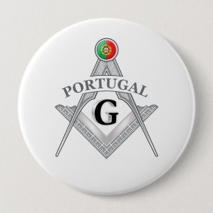 Badge Rond 10 Cm Signe de la franc-maçonnerie portugaise