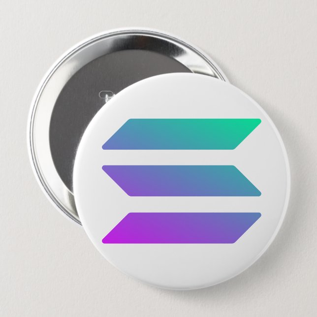 Badge Rond 10 Cm Solana (Devant & derrière)