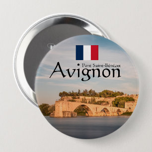 Badge Rond 10 Cm Souvenir d'Avignon