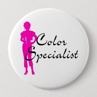 Badge Rond 10 Cm Spécialiste en couleur