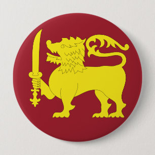 Badge Rond 10 Cm Sri Lanka