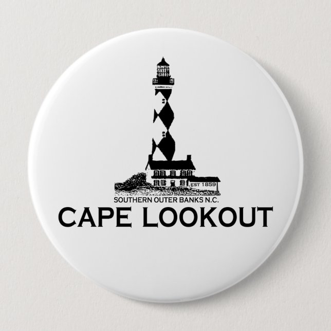Badge Rond 10 Cm Surveillance de cap (Devant)
