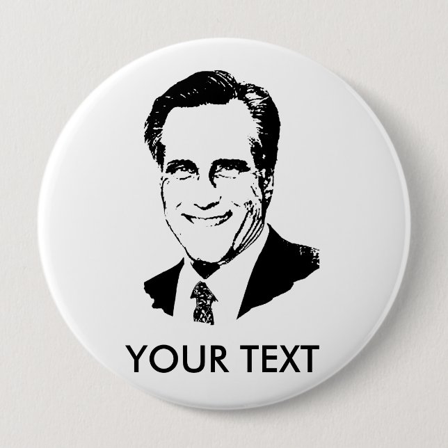 Badge Rond 10 Cm T-shirts de Mitt Romney (Devant)