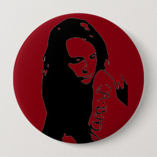 Badge Rond 10 Cm Tattooed girl