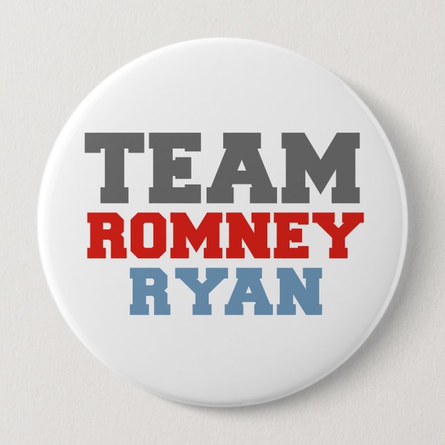 Badge Rond 10 Cm TEAM ROMNEY RYAN VP TEAM.png (Devant)