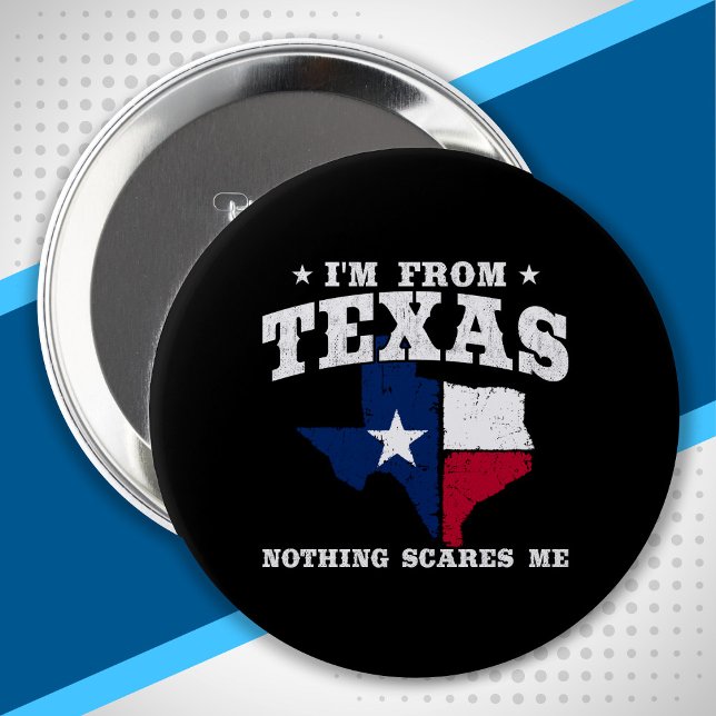 Badge Rond 10 Cm Texas Pride - Texas Meme - Texas State Flag (Créateur téléchargé)