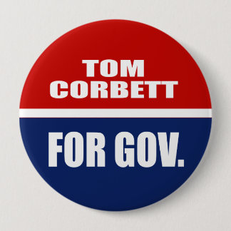 BADGE ROND 10 CM TOM CORBETT, GOUVERNEUR