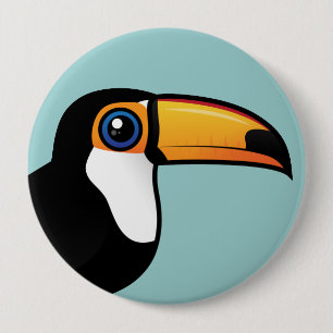 Badge Rond 10 Cm Toucan de Toco