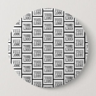 Badge Rond 10 Cm Tout motif répétitif de logo ou d'image