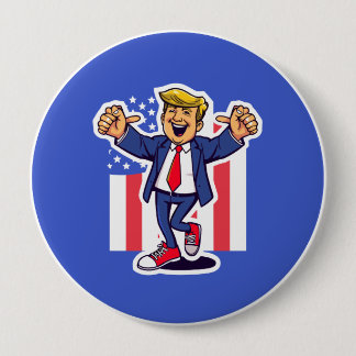 Badge Rond 10 Cm Trump